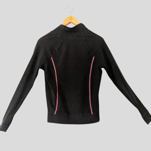 Victoria's Secret PINK Black Pullover Small - Picture 2 of 7
